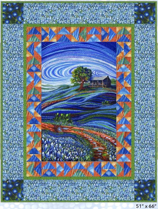 Dreamscapes Panel Quilt, Free Pattern