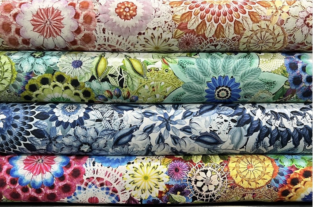 108in Floral Crochet Flower, P&B Textiles