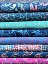 Indigo Batik Scraps, Found, Carrie Bloomston, Anthology Fabrics
