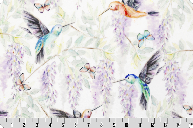 Hummingbird Digital Cuddle, Shannon Fabrics