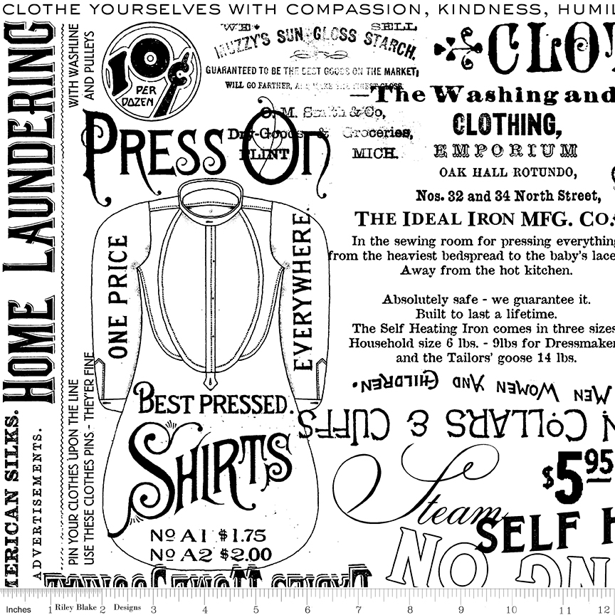 Press On Pressing Matters, by J. Wecker Frisch for Riley Blake Designs