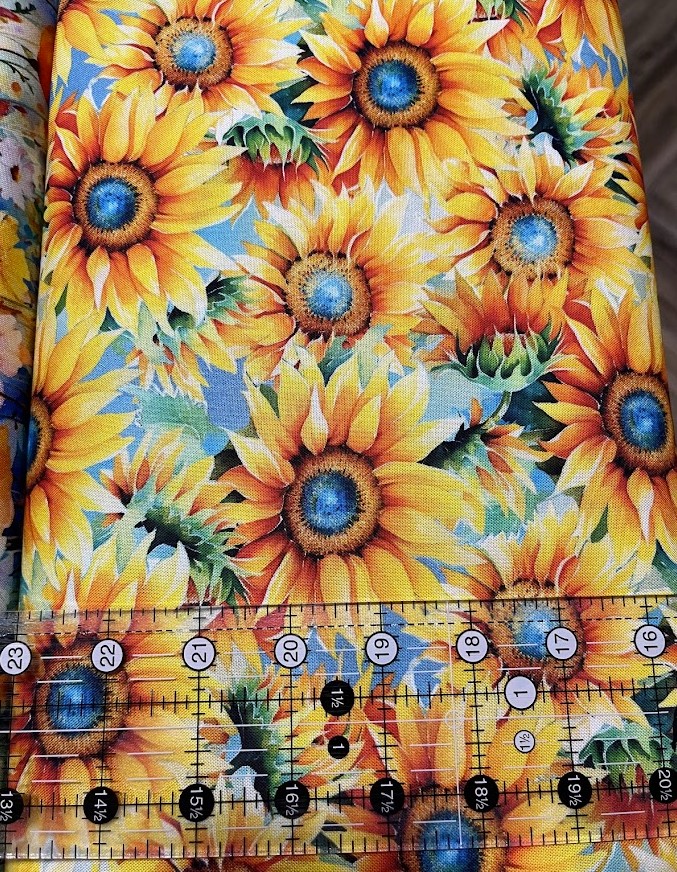 Sunflower Jewels, Hummingbird Bouquet, Shawna Stewart, StudioE Fabrics