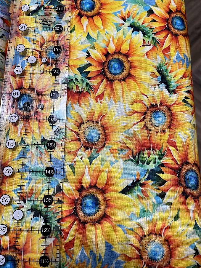 Sunflower Jewels, Hummingbird Bouquet, Shawna Stewart, StudioE Fabrics