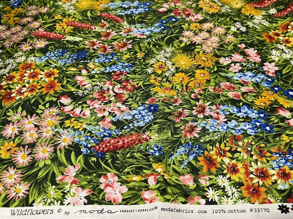 Field Of Flowers Florals, Wildflowers, Moda Fabrics