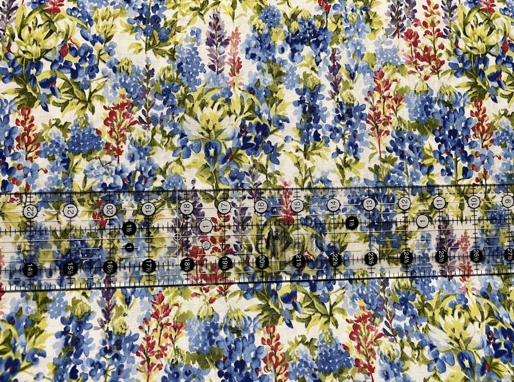 Bluebonnets Florals, Wildflowers, Moda Fabrics