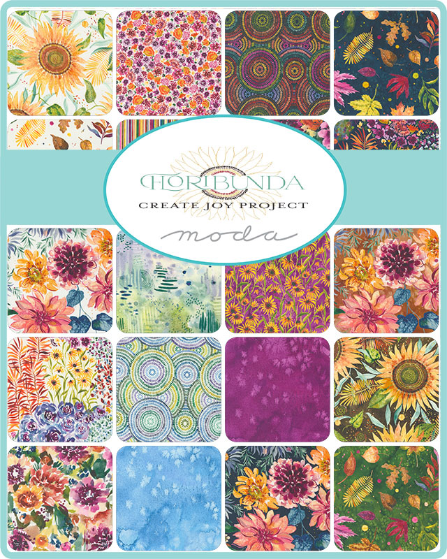 Floribunda Fat Quarter Bundle, 36 skus, Create Joy Project, Moda Precut