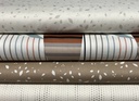 Dots and Stripes Geometric, Melrose Wilshire Angel, Moda Fabrics