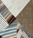 Geometric Abstract, Melrose Mulholland Angel, Moda Fabrics