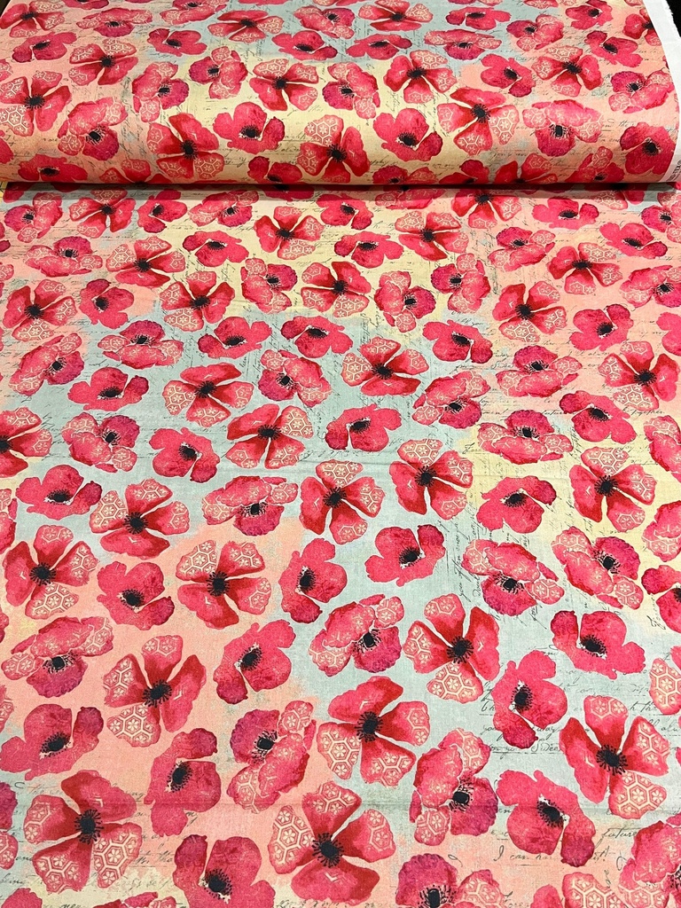 108" Cotton Poppies, Windham Fabrics