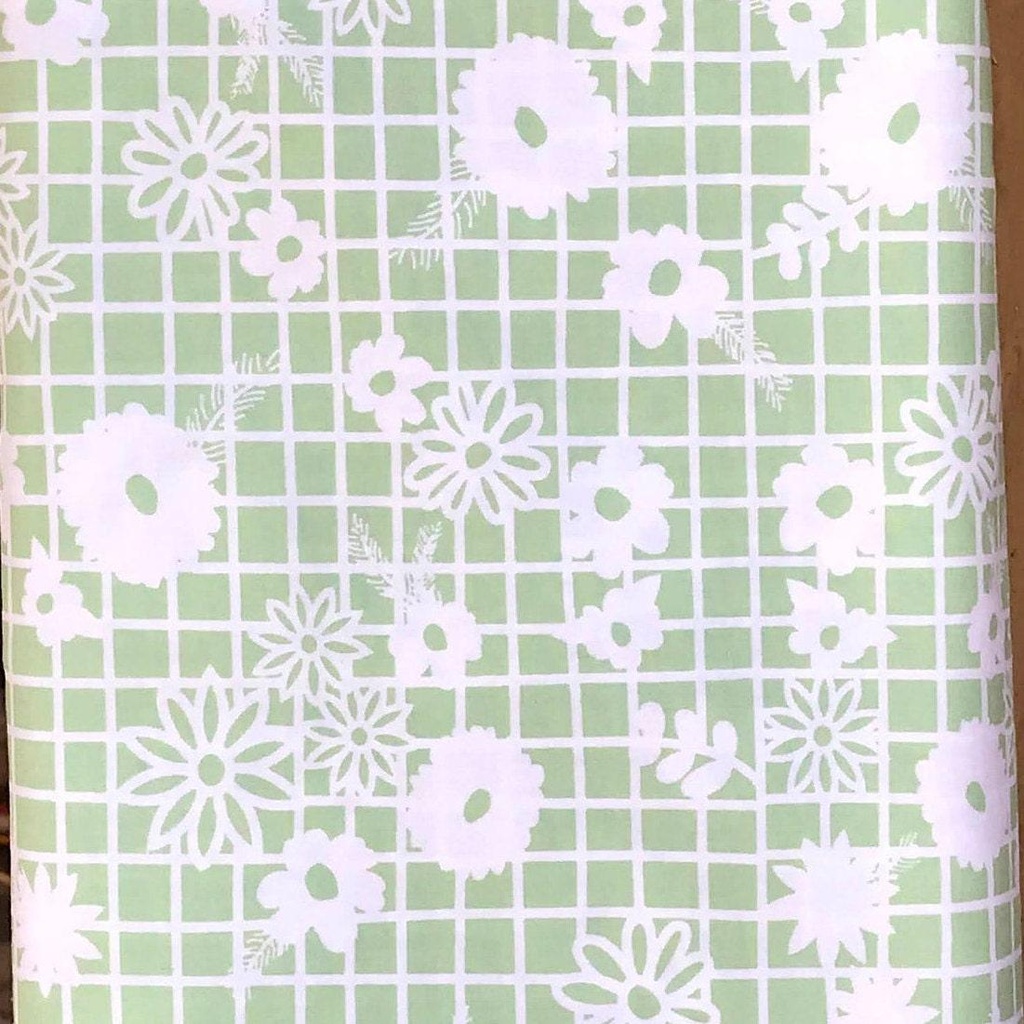 Floral White & Green, FFN 13848, by Dana Willard, Art Gallery Fabrics