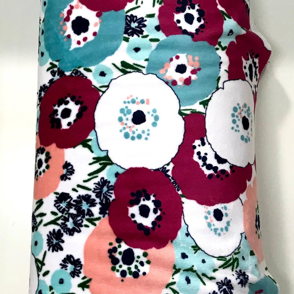 Blossom Coral 60in Cuddle, Shannon Fabrics
