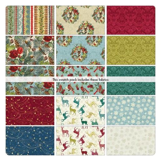 Christmas Magic, Fat Quarter Bundle, Kelly Rae Roberts, Benartex