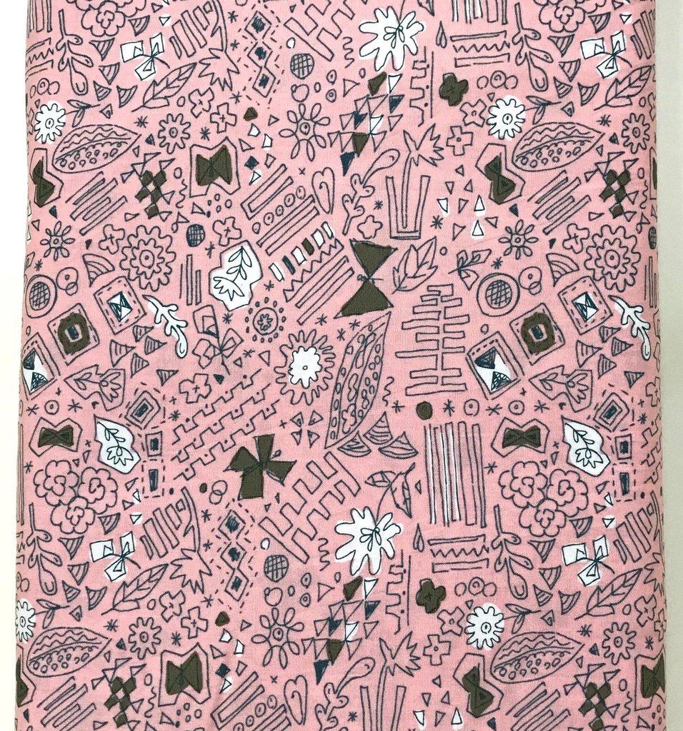 Doodle fabric, Geometric Cotton, Sharon Holland, Art Gallery Fabrics