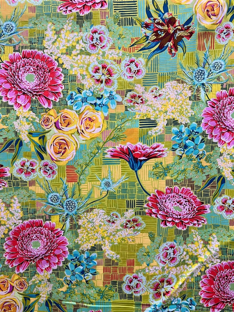Floral Cotton Lawn, Anna Maria, Tapestry Meadow, Vivacious, Free Spirit Fabrics