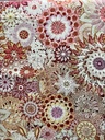 108in Wideback, Floral Crochet, Peach, P&B Textiles