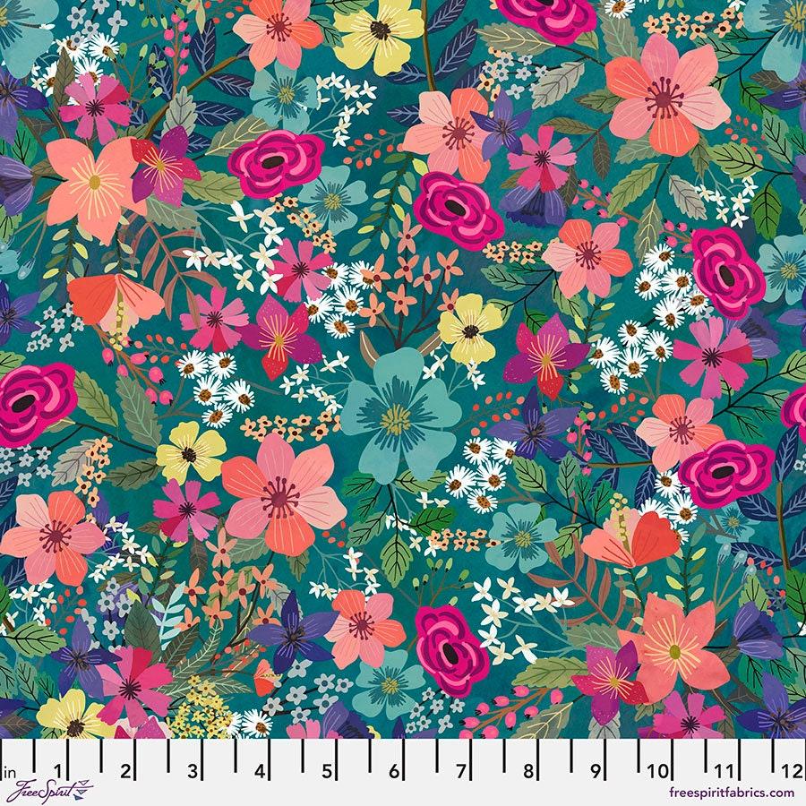 Floral Cotton, Magic Friends, Mia Charro, FreeSpirit Fabrics