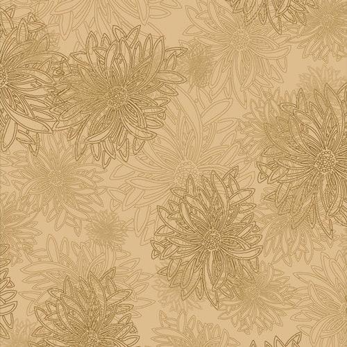 Floral Elements Cookie Dough, FE 522, Art Gallery Fabrics