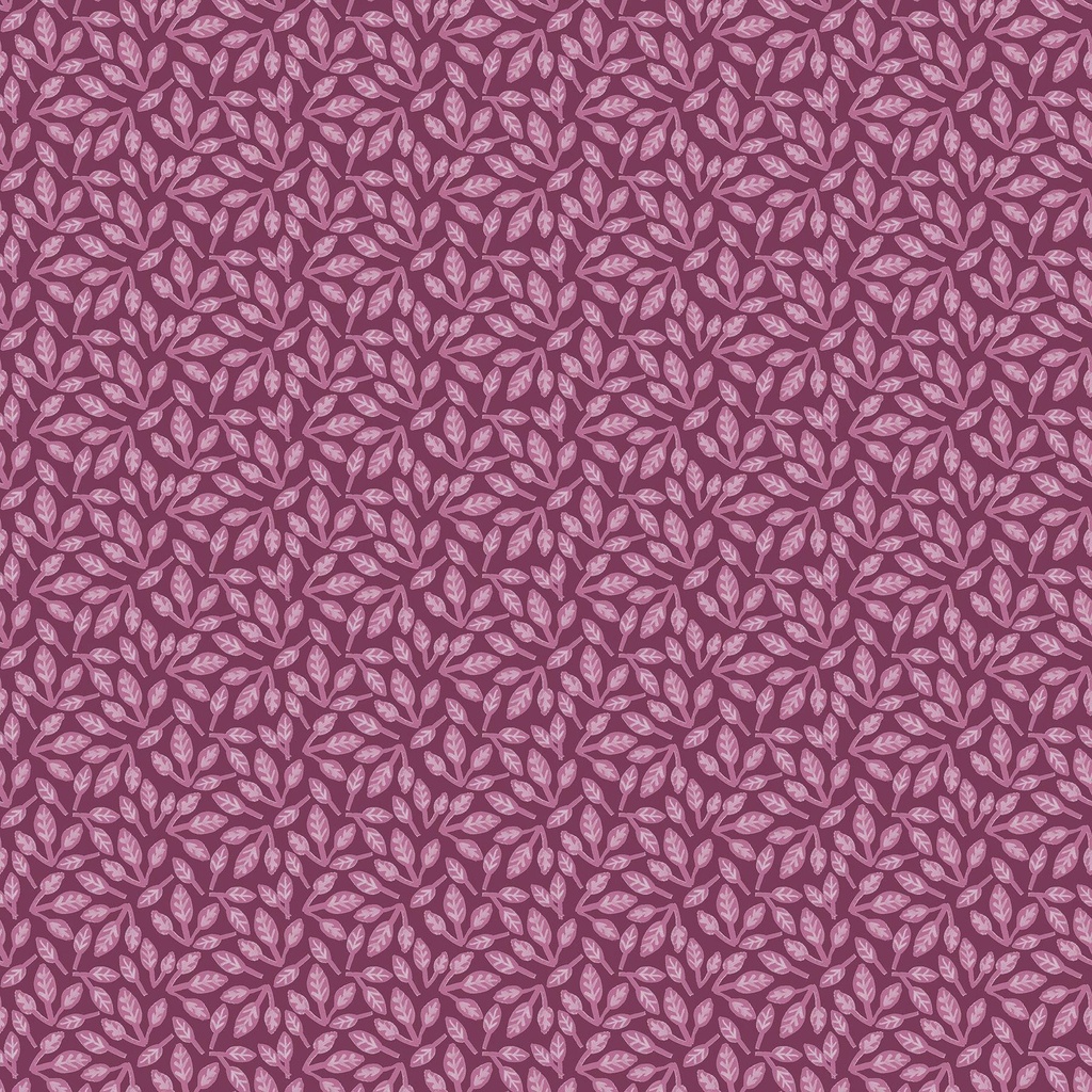 Stems N Leaves, Plum Red, Kelly Rae Roberts, Inspired Heart, Benartex Fabrics