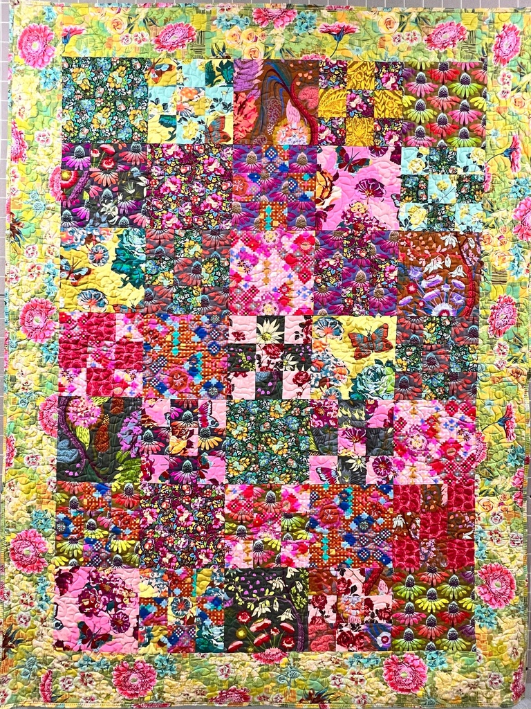 Love Always Sample Quilt, 55" x 72", Anna Maria Horner, Free Spirit Fabrics