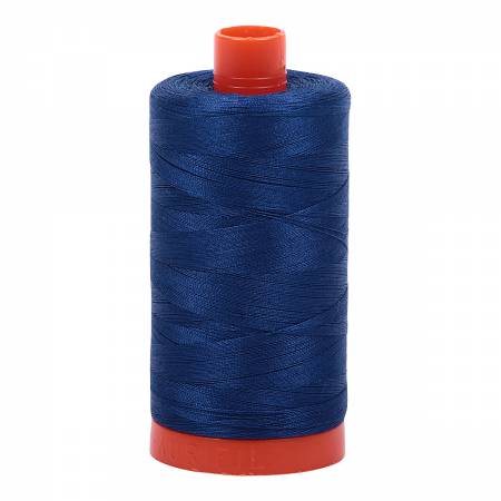 Mako Cotton Thread Solid 50wt 1422yds Dark Delft Blue