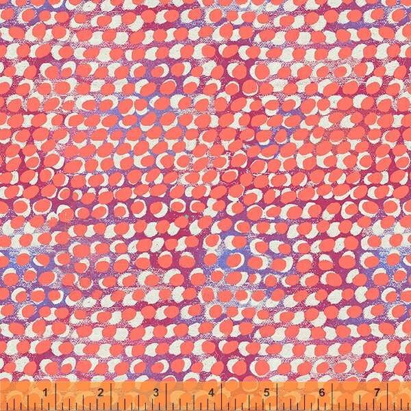 Layered Dots Watermelon, Happy, Carrie Bloomston, Windham Fabric