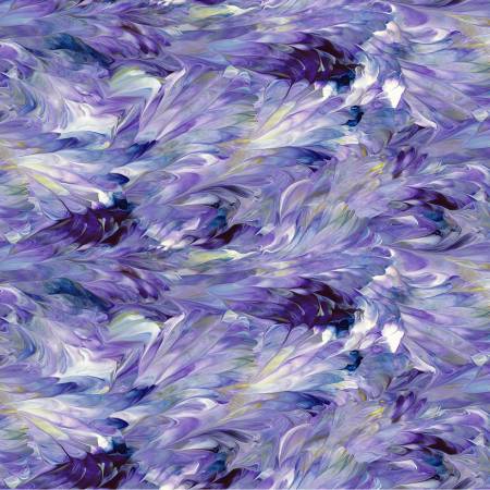 Fluidity Purple, 108in Wide Back, P&B Textiles