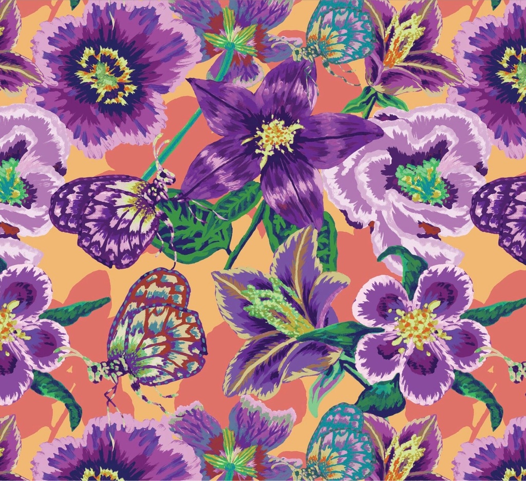 108" Bloom "Tiger Lilly", The Sew Yeah Brothers, Benartex Fabrics