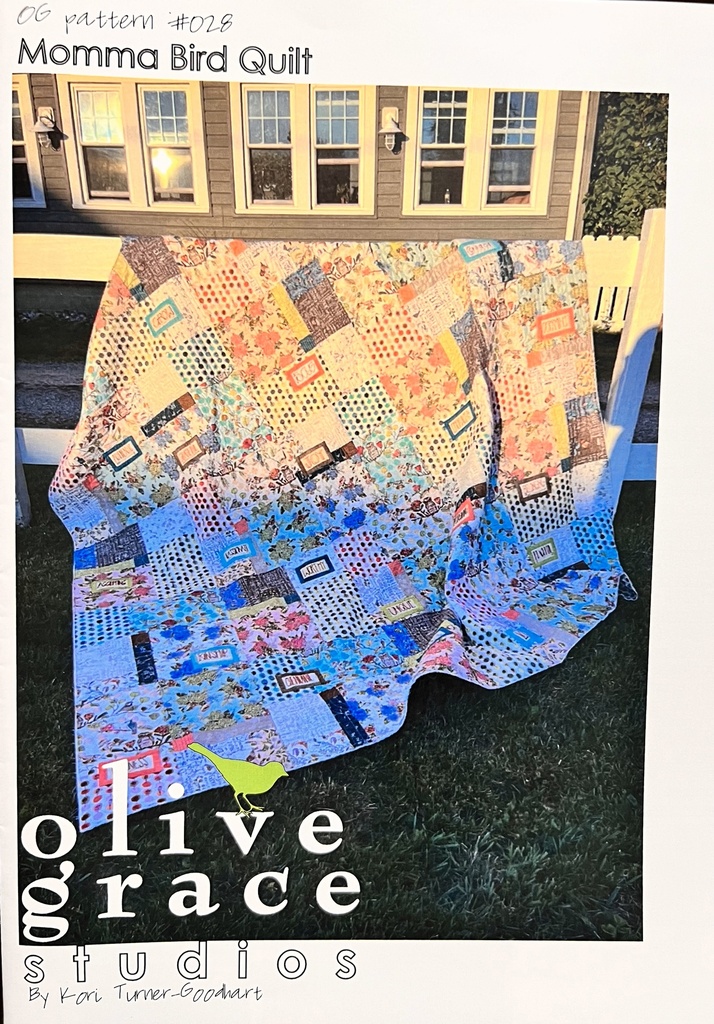 Momma Bird Quilt Pattern, Kori Turner-Goodhart, Olive Grace Studios