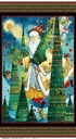 Santa Claus Panel, Christmas Spirit, David Galchutt, Benartex Fabrics