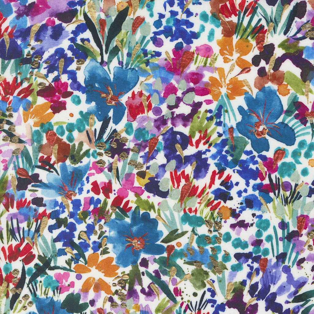Field of Dreams Florals, Rayon, Coming Up Roses, Create Joy Project, Moda Fabrics