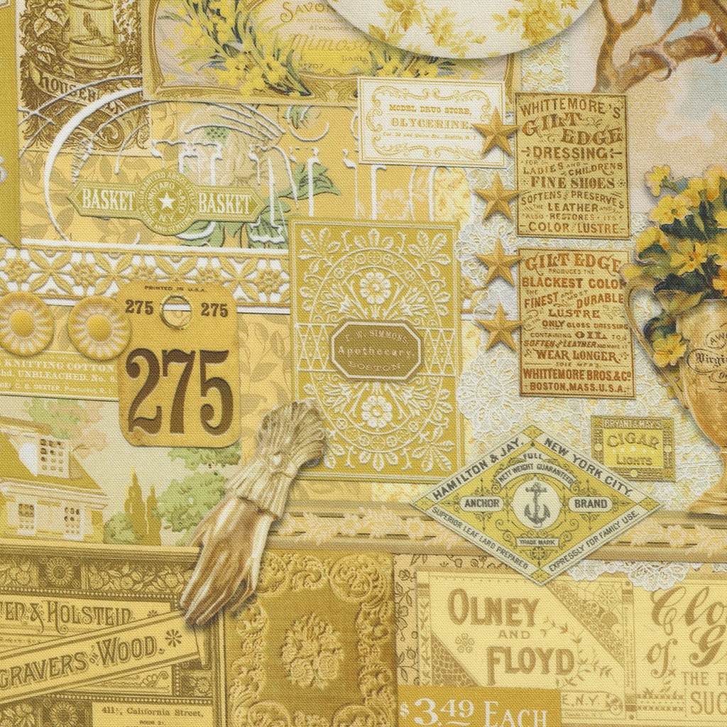 Curated in Color - Yellow, Cathe Holden, Moda Fabrics
