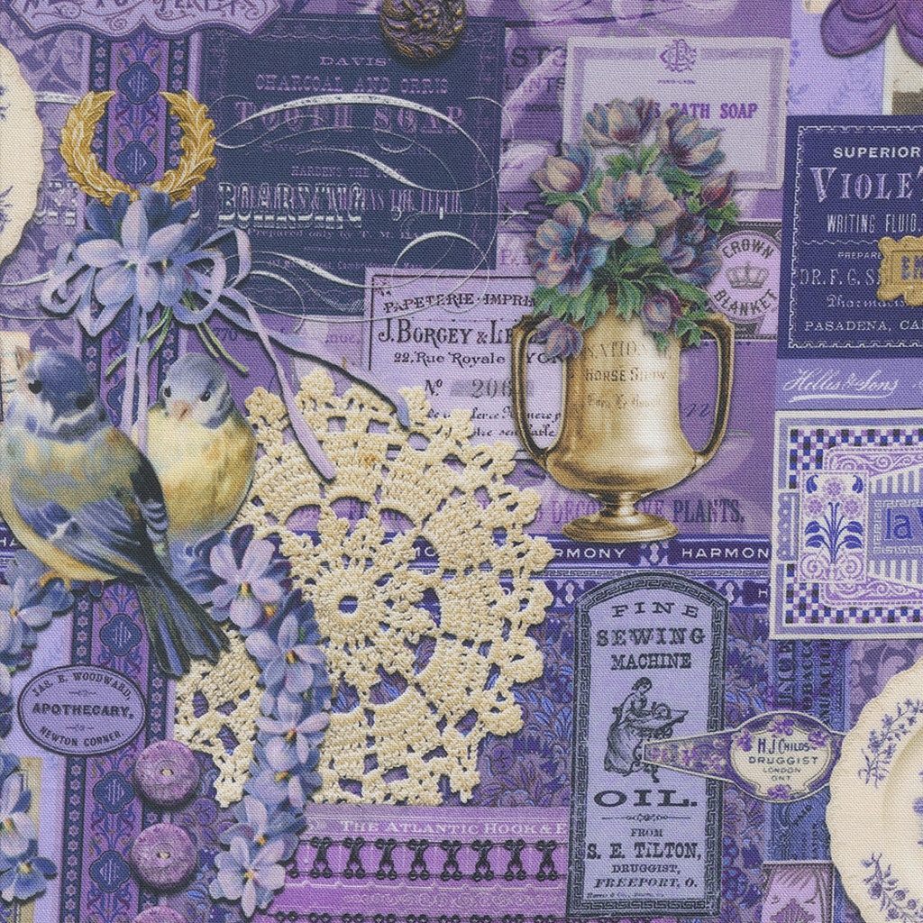 Curated in Color - Purple, Cathe Holden, Moda Fabrics