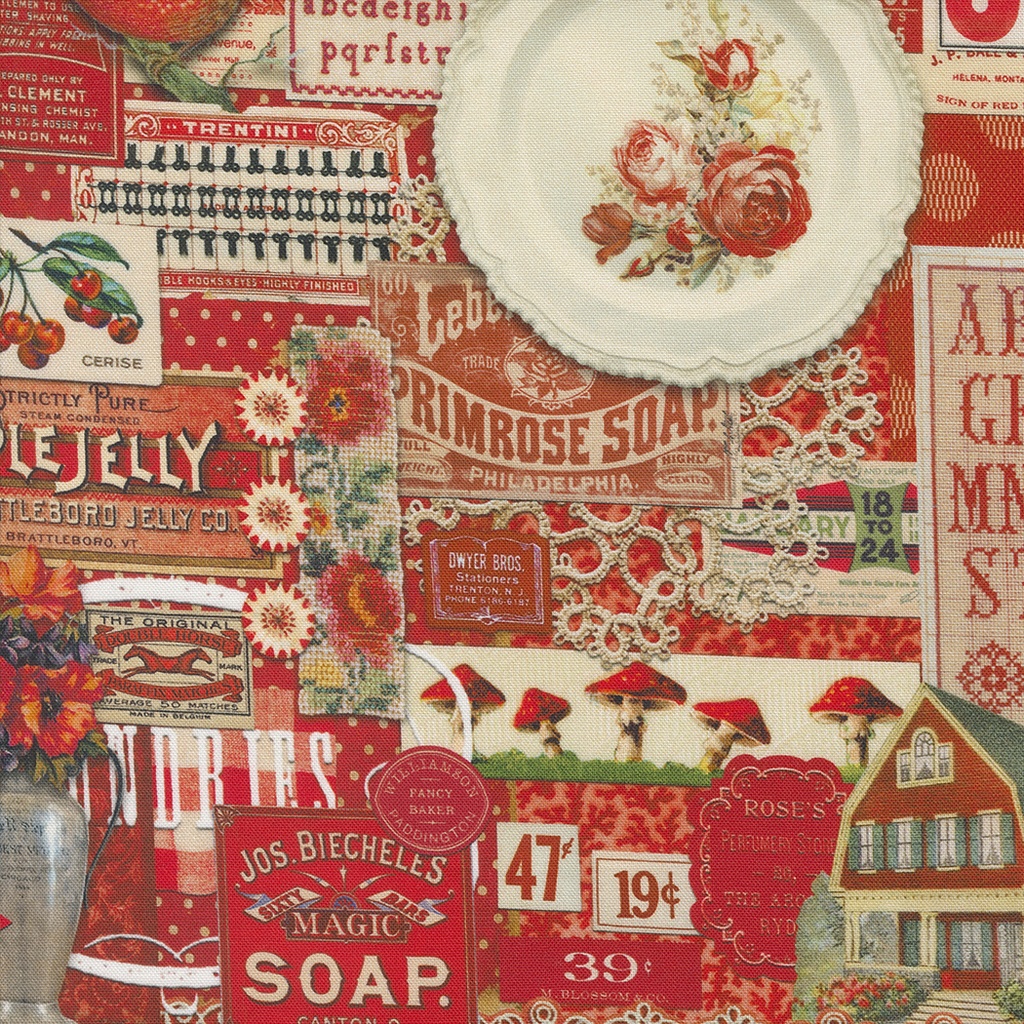 Curated in Color - Red, Cathe Holden, Moda Fabrics