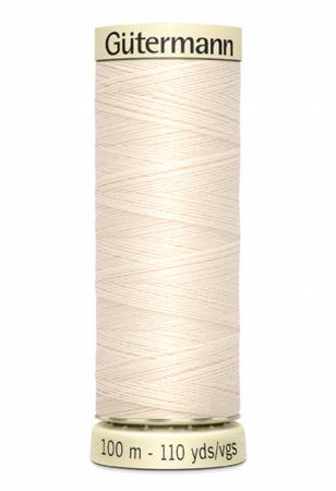 Sew-all Polyester All Purpose Thread 100m/110yds Eggshell