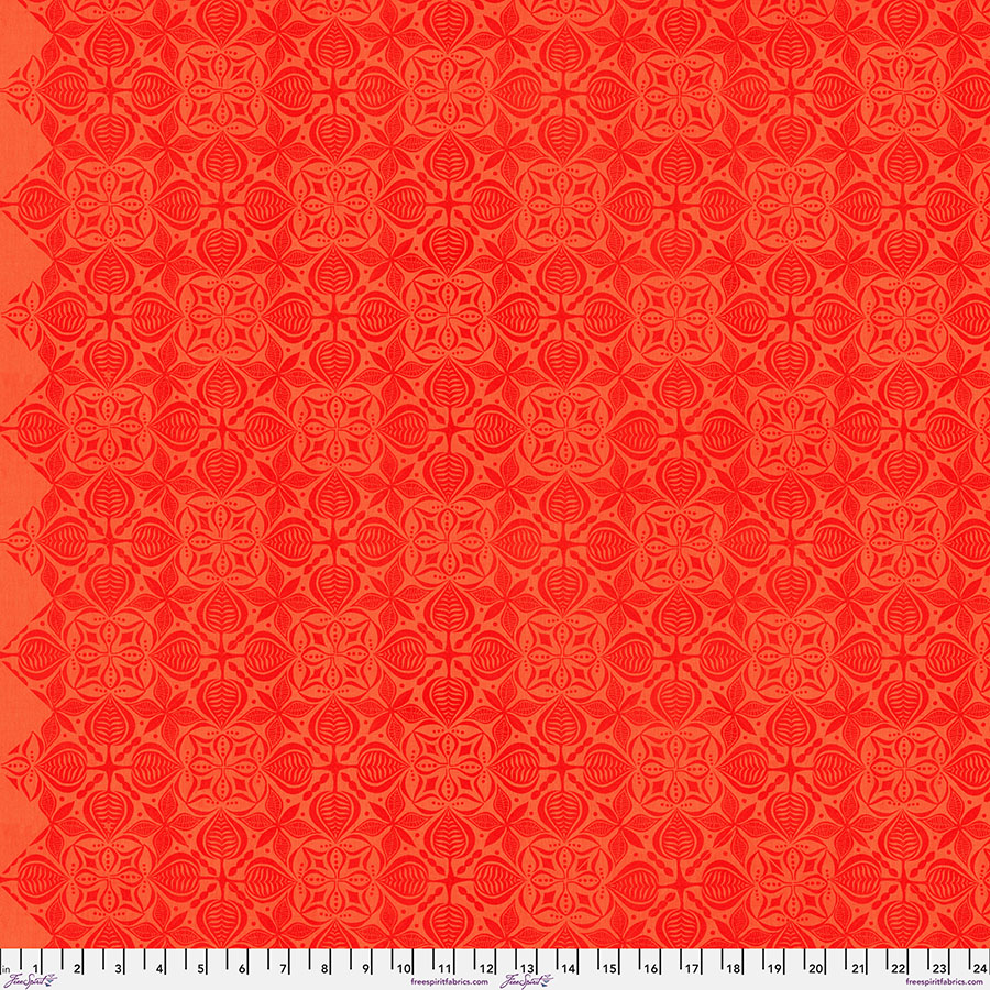 Curious - Tangerine, Grace, Valori Wells, FreeSpirit Fabrics