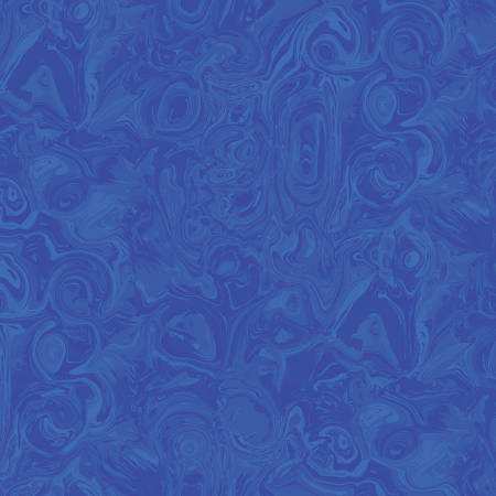 Royal Blue Marbella, Paula Nadelstern, Benartex Fabrics