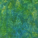 Evergreen Trees Turquoise, The Grove, Kathy Engle, Island Batik