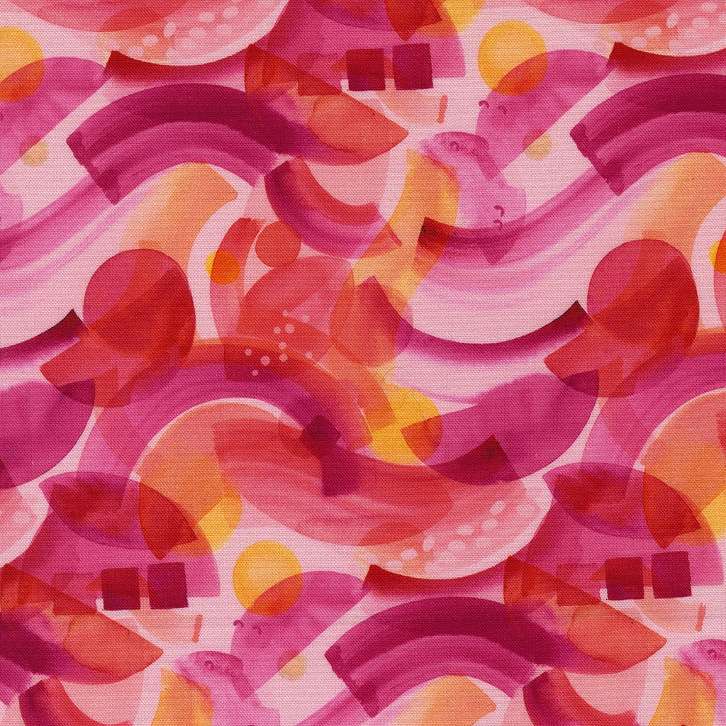 Playgrounds Pink, Amarilys Henderson, Moda Fabrics