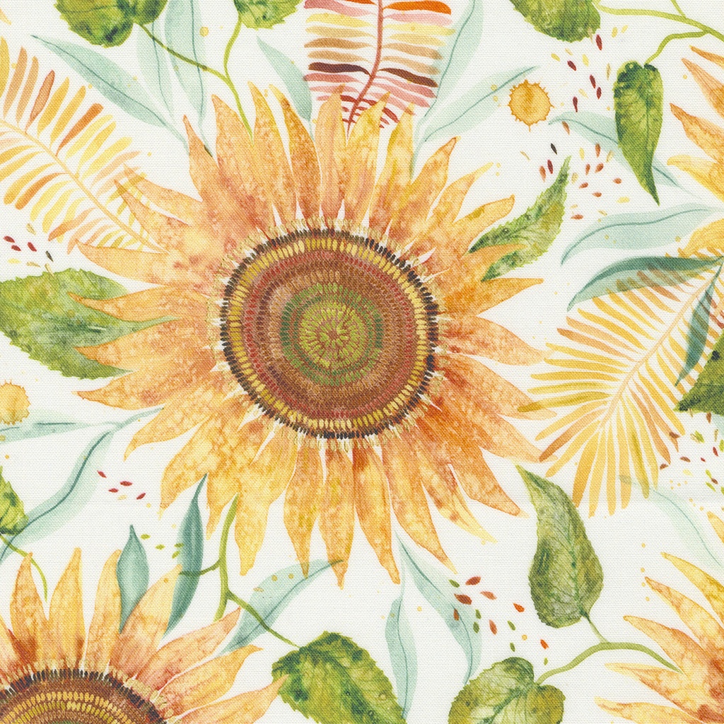 Sunflower Power, Floribunda Cloud, Create Joy Project, Moda Fabrics