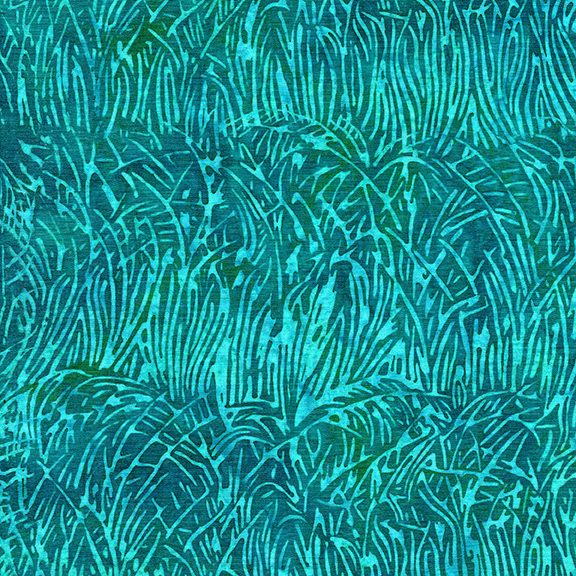 Grass Teal, The Grove, Kathy Engle, Island Batik