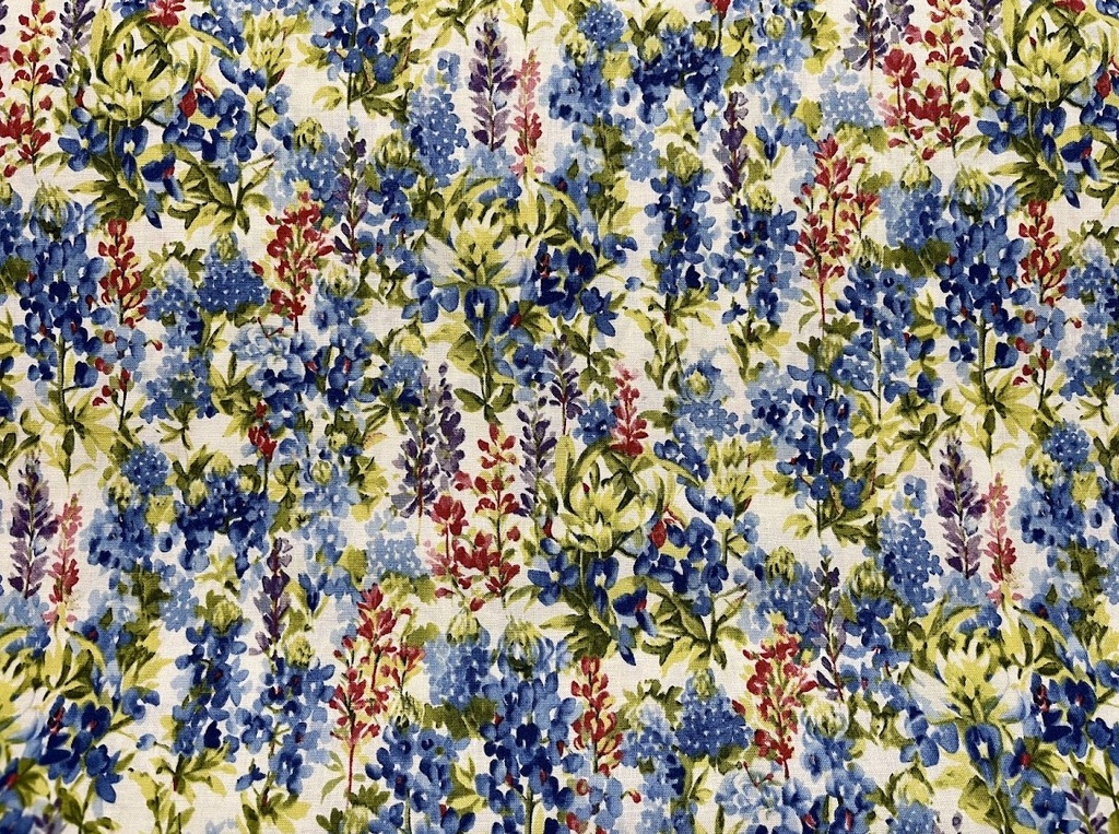 Bluebonnets Florals, Wildflowers, Moda Fabrics