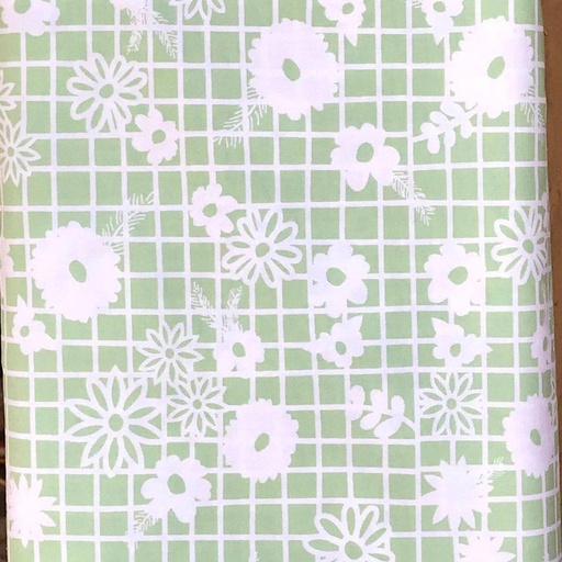 [FFN 13848] Floral White & Green, FFN 13848, by Dana Willard, Art Gallery Fabrics
