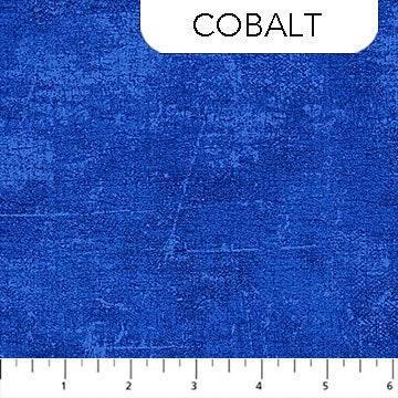 [9030-46 COBALT] Blue Canvas Cotton, Deborah Edwards, Northcott Fabrics