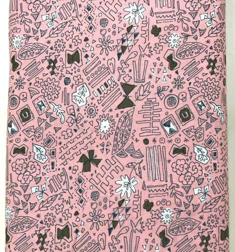 [SBK 37203] Doodle fabric, Geometric Cotton, Sharon Holland, Art Gallery Fabrics