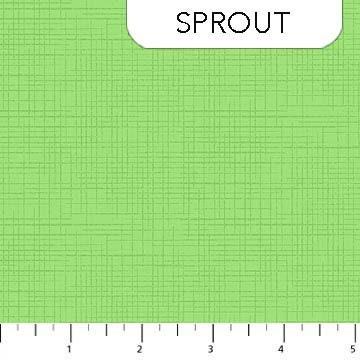 [9040-76 SPROUT] Green Cotton Fabric, Textured Cotton Fabric, Fabric by The Yard, Deborah Edwards, Northcott Fabrics