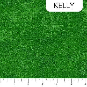 [9030-76 KELLY] Green Cotton Fabric, Textured Cotton, Fabric by The Yard, 100% Cotton Green, Deborah Edwards, Northcott Studio