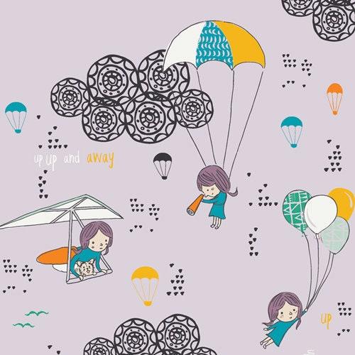 [SSU 20052- Hei Sky Lavender] Hei Sky Cotton, Children Themed Fabric, Art Gallery Fabric