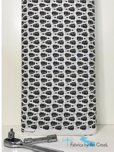 [52242-1] Spark Plug Fabric, Born to Ride, by Rosemarie Lavin Design, Windham Fabrics