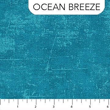[9030-64 OCEAN BREEZE] Ocean Blue Canvas Cotton, Deborah Edwards, Northcott Fabrics