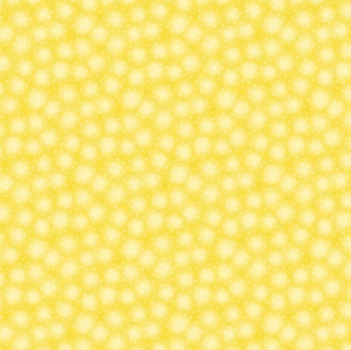 [6383 Sunshine (stars)] Yellow Cotton Fabric, Mini Stars Cotton, Sunshine, Blank Fabric